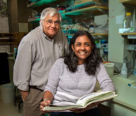 From left: Inder Verma and Suvasini Ramaswamy