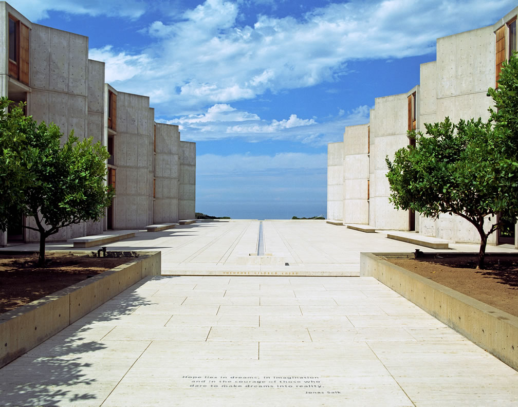 Louis Kahn, Salk Institute for Biological Studies (1959-1965)