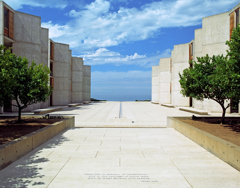 Went to the Salk Institute for Biological Studies in San Diego by