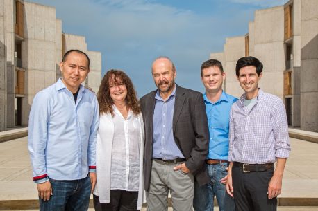 From left: Chongyuan Luo, Margarita Behrens, Joseph Ecker, Christopher Keown, Eran Mukamel