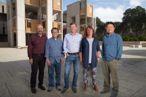 From left: Joseph Ecker, Kuo-Fen Lee, Ed Callaway, Margarita Behrens and Xin Jin