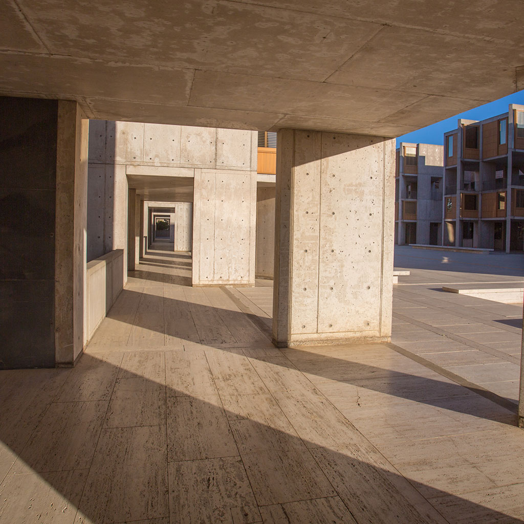 Salk Institute: Marble and Concrete