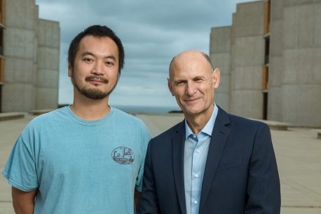 From left: Masakazu Kurita and Juan Carlos Izpisua Belmonte