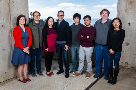 From left: Annette Atkins, Tae Gyu Oh, Ting Fu, Ronald Evans, Eiji Yoshihara, Fritz Cayabyab, Michael Downes and Ruth Yu.