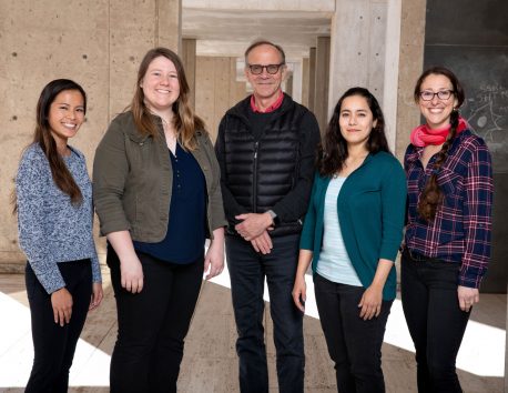 From left: Amy Le, Kelly Heard, Rusty Gage, Krishna Vadodaria and Carol Marchetto.