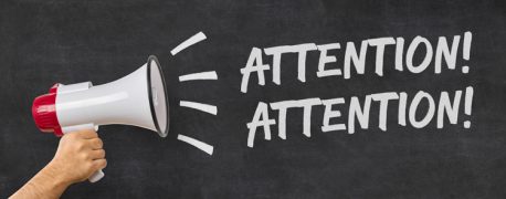 Like a bullhorn, the brain's attentional system cuts through extraneous brain "noise," which aids in perception of objects.