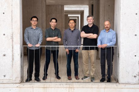 From left: Jingtian Zhou, Dong-Sung Lee, Chongyuan Luo, Jesse Dixon and Joseph Ecker.