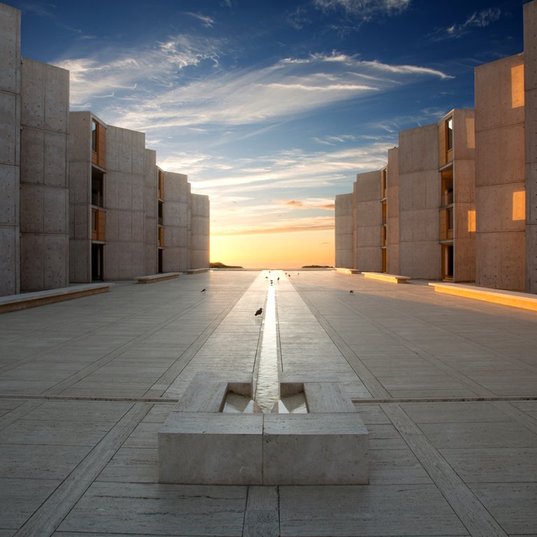 Binnenplaats Salk Instituut