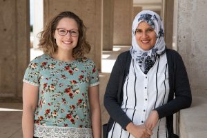 Desde la izquierda: Kathleen DelGiorno y Razia Naeem.