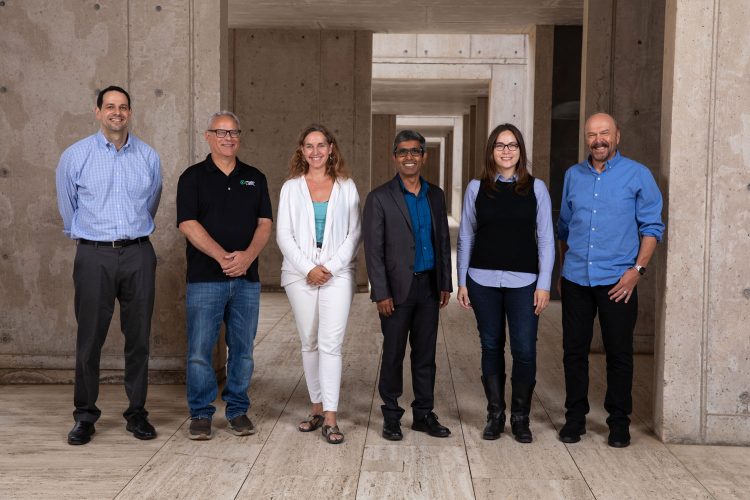 Desde la izquierda: Alan Saghatelian, Joseph Noel, Susan Kaech, Satchin Panda, Dannielle Engle y Joseph Ecker.