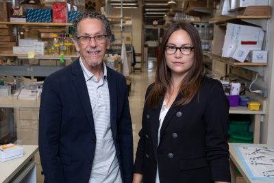 Salk Professor Ronald Evans and Assistant Professor Dannielle Engle