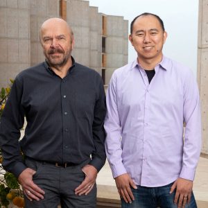 From left: Joseph Ecker and Chongyuan Luo