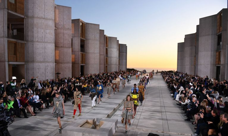 Louis Vuitton fashion show at the Salk Institute, May 12, 2022.