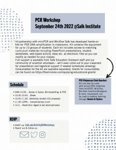 PCR Workshop