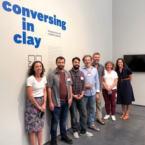 From left: Zoe Kahr, Eric Leonardis, Talmo Pereira, Sergei Gepshtein, Tom Albright, Victoria Behner, and Catherine Massey