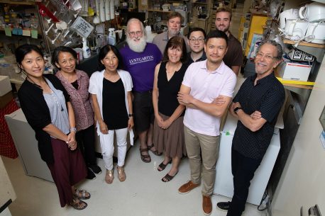 From left: Yang Dai, Gabriela Estepa, Ruth Yu, Tony Hunter, Michael Downes, Annette Atkins, Yuwenbin Li, Gaoyang Liang, Dylan Nelson, and Ronald Evans.