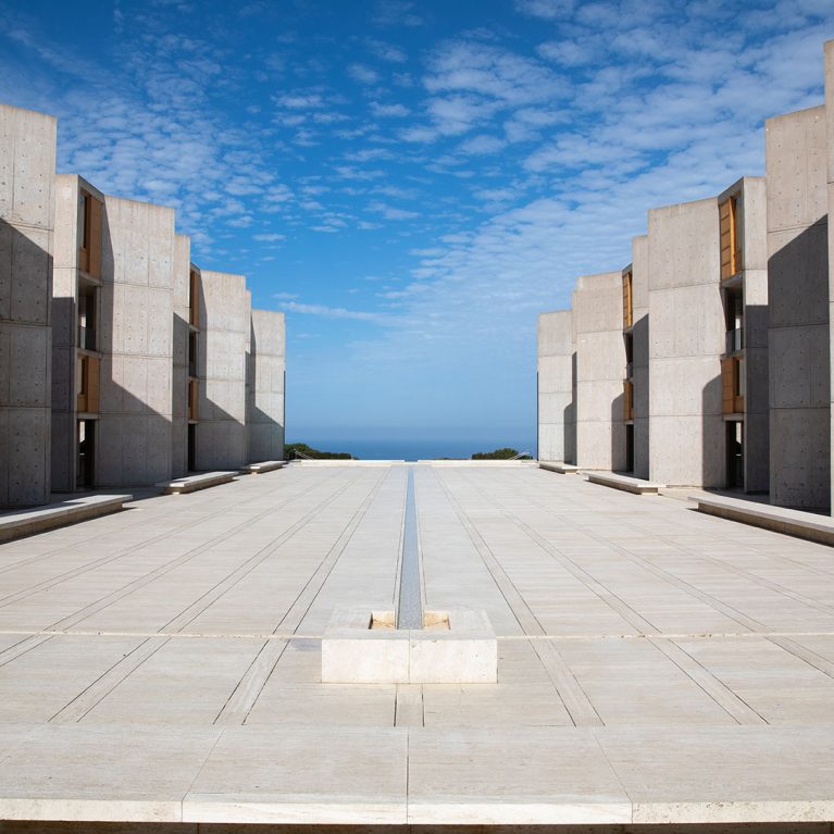 salk institute courtyard