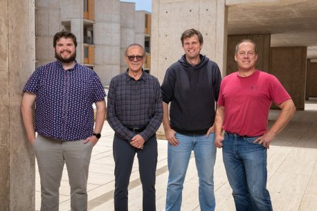 From left:  Jeffrey Jones, Rusty Gage, Tobias Schmidt, and Jan Karlseder.
