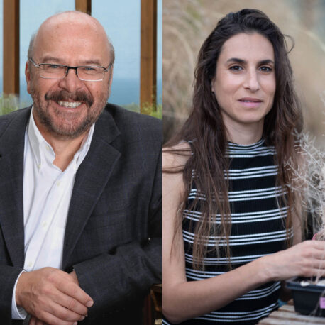 From left: Joseph Ecker and Natanella Illouz-Eliaz.