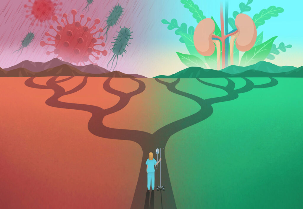 Disease trajectory is your unique path after injury or disease that carries you toward either life or death. The latest findings from Salk scientist Janelle Ayres’s lab show that a deceptively simple dietary supplement could make the difference between life and death for patients.