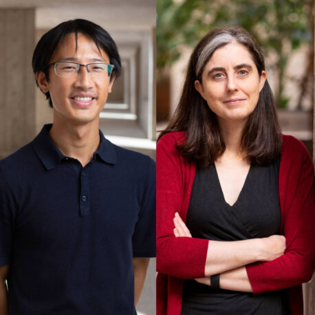 James Deng (left) and Nicola Allen (right) discovered that manipulating astrocytes can improve aspects of fragile X syndrome.