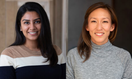 Reesha Patel (left) and Kay Tye (right) identified a pathway between two brain regions that increases alcohol consumption after social isolation in male mice but decreases it in female mice.